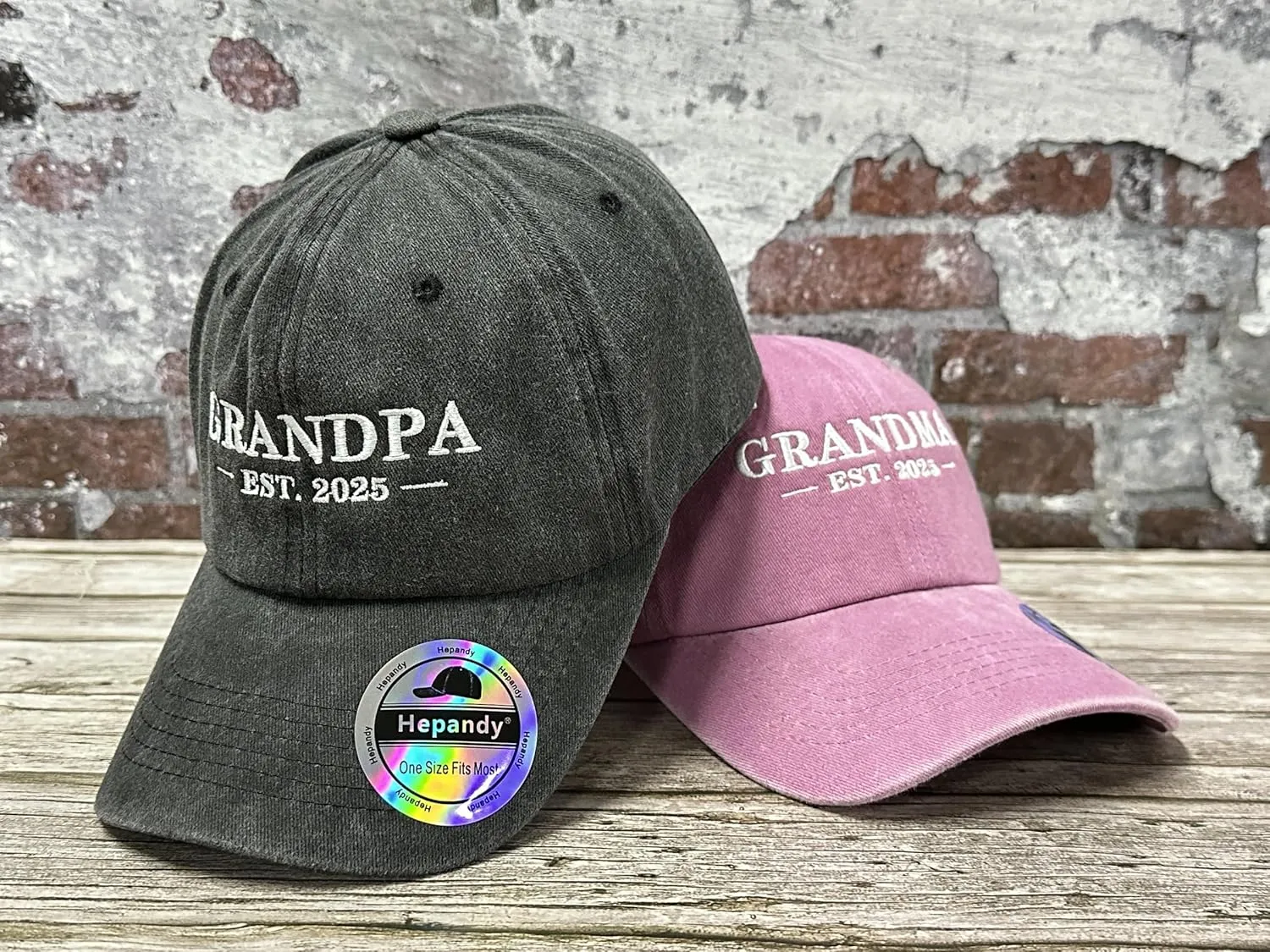 Hepandy Mr Mrs Mom Dad Captain First Mate Mama and Mini Baseball Hats