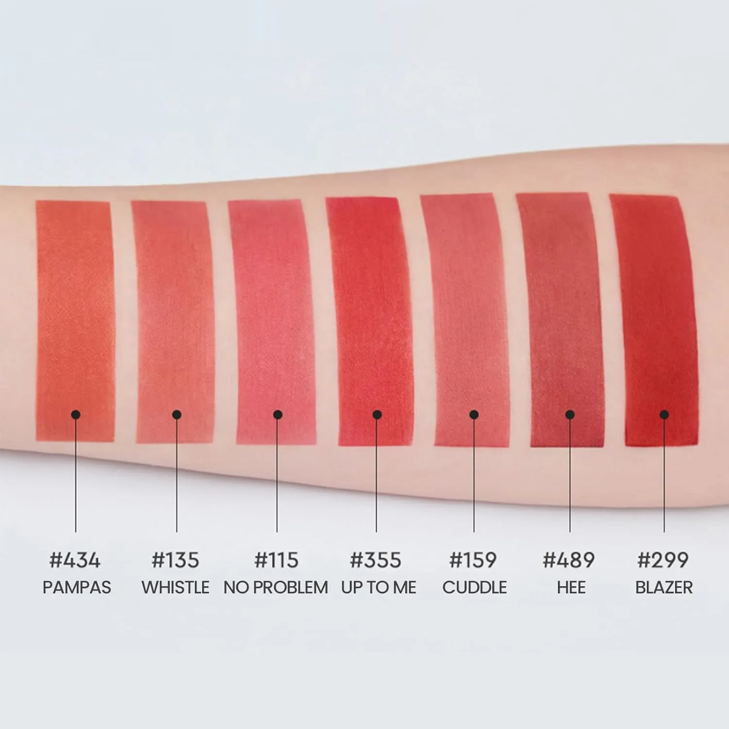 HERA Sensual Powder Matte Lipstick #489 HEE | Comfort and Soft Velvet Finish for Daily Use, Long-lasting, Hydrating & Moisturing, Korean Makeup, 0.11 oz. (3g)