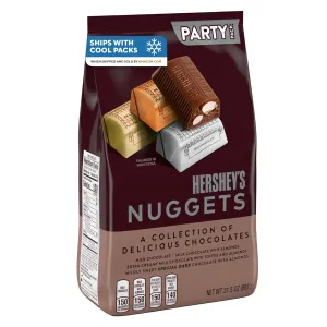 HERSHEY'S NUGGETS Assorted Chocolate Candy Party Pack, 31.5 oz