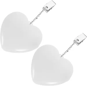HOMSFOU 2Pcs Heart Shaped LED Touch Control Night Lights Battery Powered Purse Lamps for Handbags Creative and Design Safe and Eye Friendly for Nighttime Use