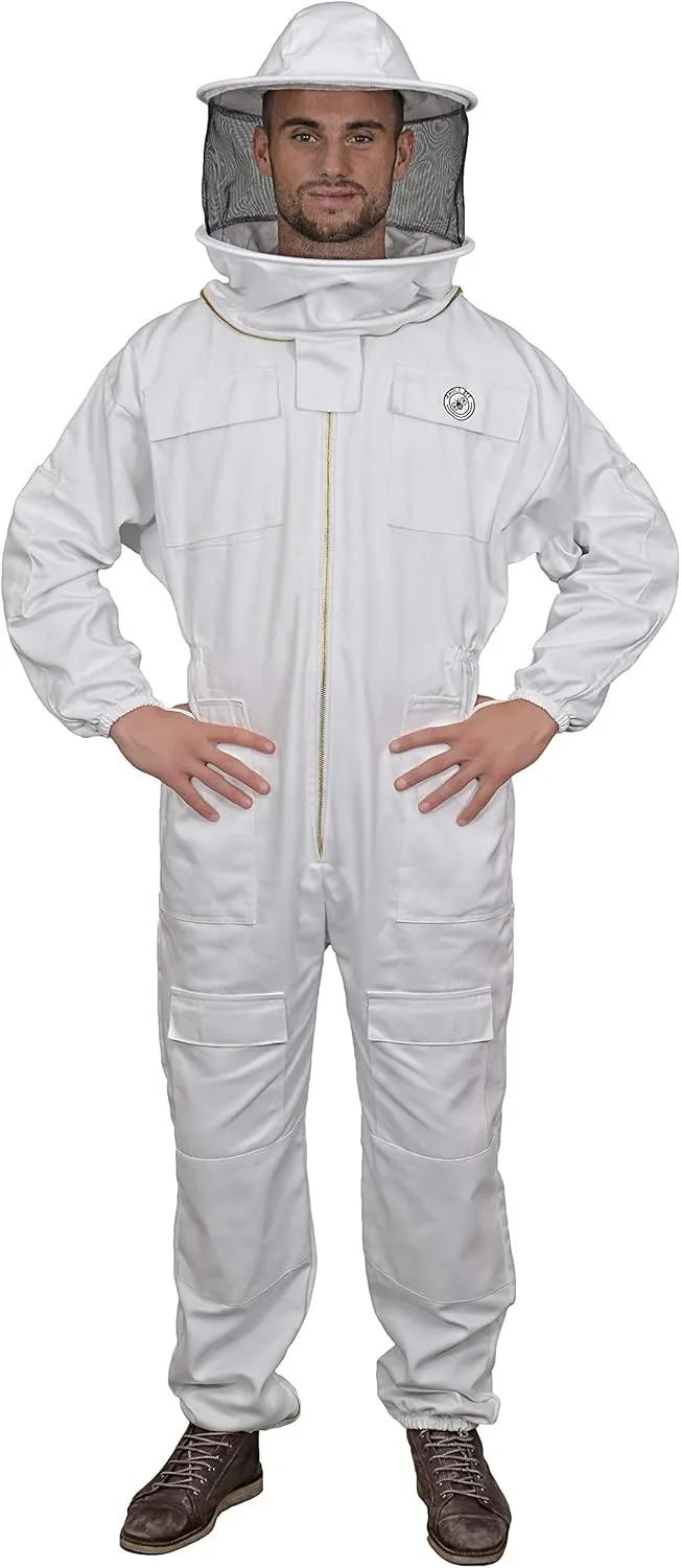 Humble Bee 410 Polycotton Beekeeping Suit with Round Veil