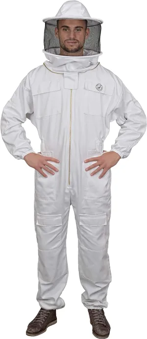 Humble Bee 410 Polycotton Beekeeping Suit with Round Veil