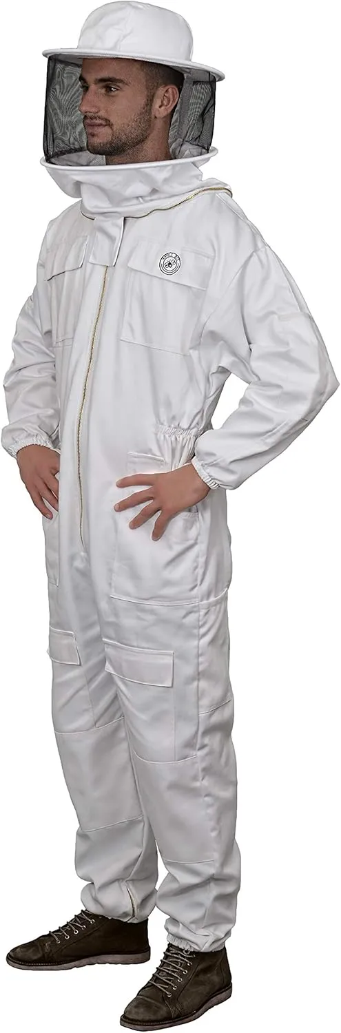 Humble Bee 410 Polycotton Beekeeping Suit with Round Veil