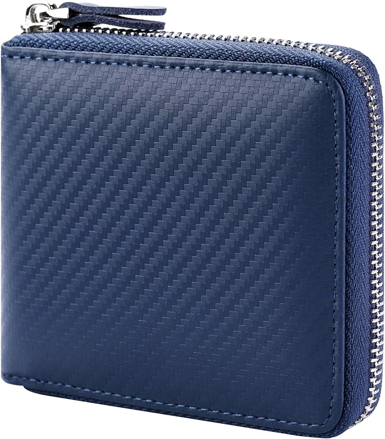 Huztencor Zipper Wallet Men RFID Blocking Leather Bifold Credit Card Wallets (FBA)