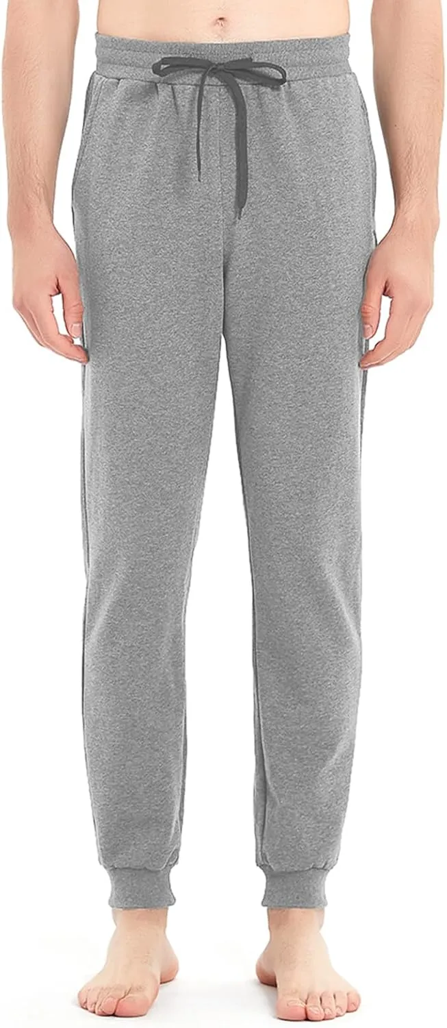 Idtswch 30/32/34/36/38/40 Long Inseam Mens Tall Sweatpants Extra Long Joggers Pant with Zip Pockets