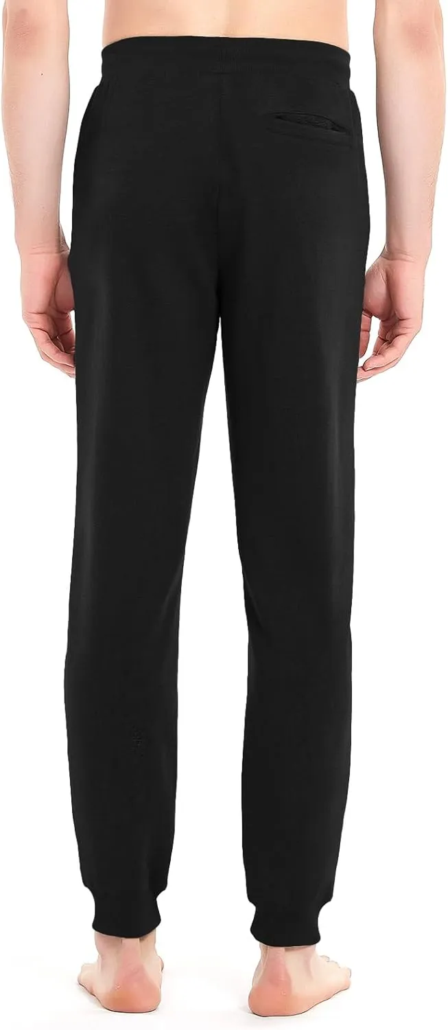 Idtswch 30/32/34/36/38/40 Long Inseam Mens Tall Sweatpants Extra Long Joggers Pant with Zip Pockets