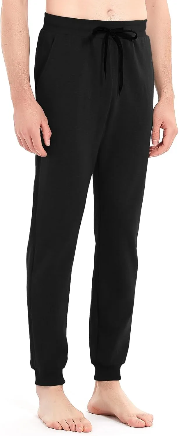 Idtswch 30/32/34/36/38/40 Long Inseam Mens Tall Sweatpants Extra Long Joggers Pant with Zip Pockets