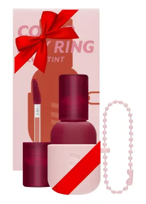 I'M MEME Lip Stain - Color Key Ring Velvet Tint - Gift, Highly-pigmented, Long Lasting, Travel-Friendly, Velvet Finish, 07 Muted Plum, 2.8 g