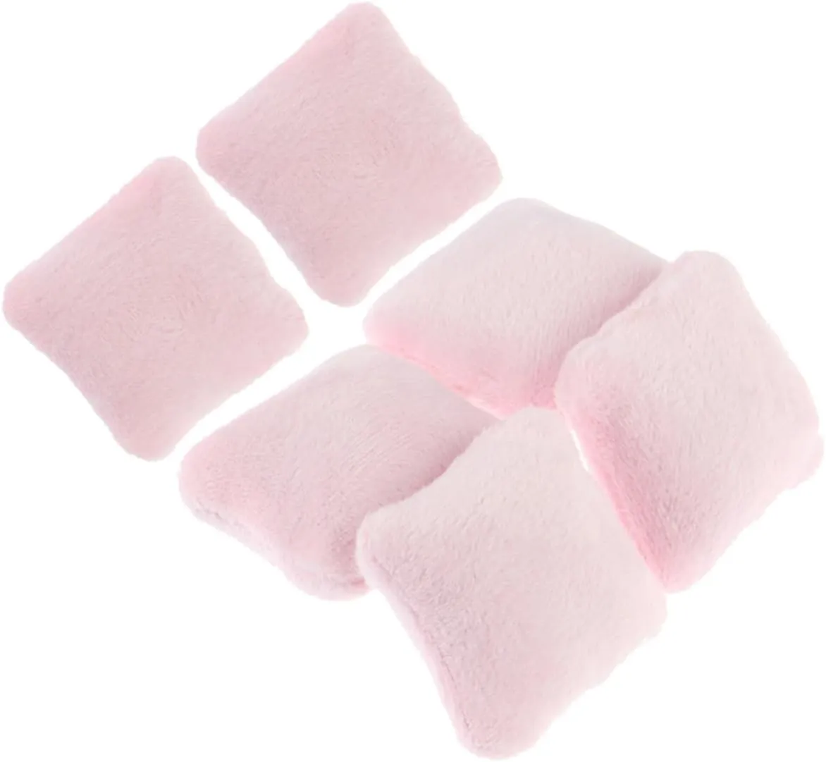 IMIKEYA 5sets 6pcs Miniature Pillows for Dollhouse Decor Soft Tiny Cushions for Mini Sofa for House Models and Photography Props for Miniature Landscaping and Bedroom Ornaments 6pcs*5