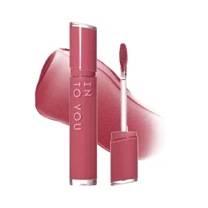 INTO YOU Velvet Matte Liquid Lipstick, Long-lasting Transfer-proof Lip Velvet Stain, Non-Sticky Waterproof Lip Tint, Smooth Silky Smudge-proof Lip Gloss, Full Coverage, for Women Makeup, VT04