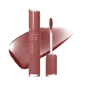 INTO YOU Velvet Matte Liquid Lipstick, Long-lasting Transfer-proof Lip Velvet Stain, Non-Sticky Waterproof Lip Tint, Smooth Silky Smudge-proof Lip Gloss, Full Coverage, for Women Makeup, VT06
