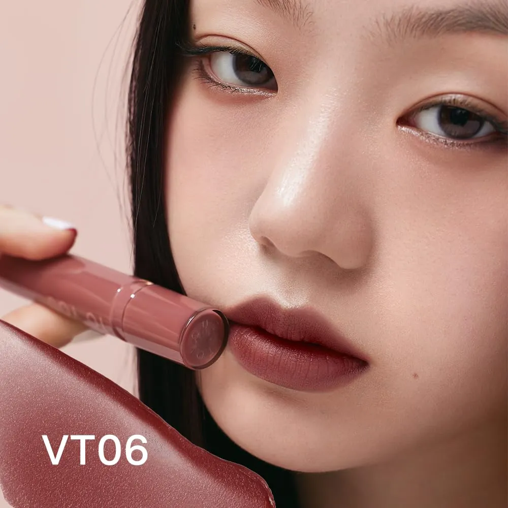 INTO YOU Velvet Matte Liquid Lipstick, Long-lasting Transfer-proof Lip Velvet Stain, Non-Sticky Waterproof Lip Tint, Smooth Silky Smudge-proof Lip Gloss, Full Coverage, for Women Makeup, VT06