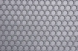 Intro-Tech DD-402-RT-G Hexomat Front Row Custom Fit Floor Mat for Select Dodge Ram Promaster Models, Rubber-Like Compound, Gray