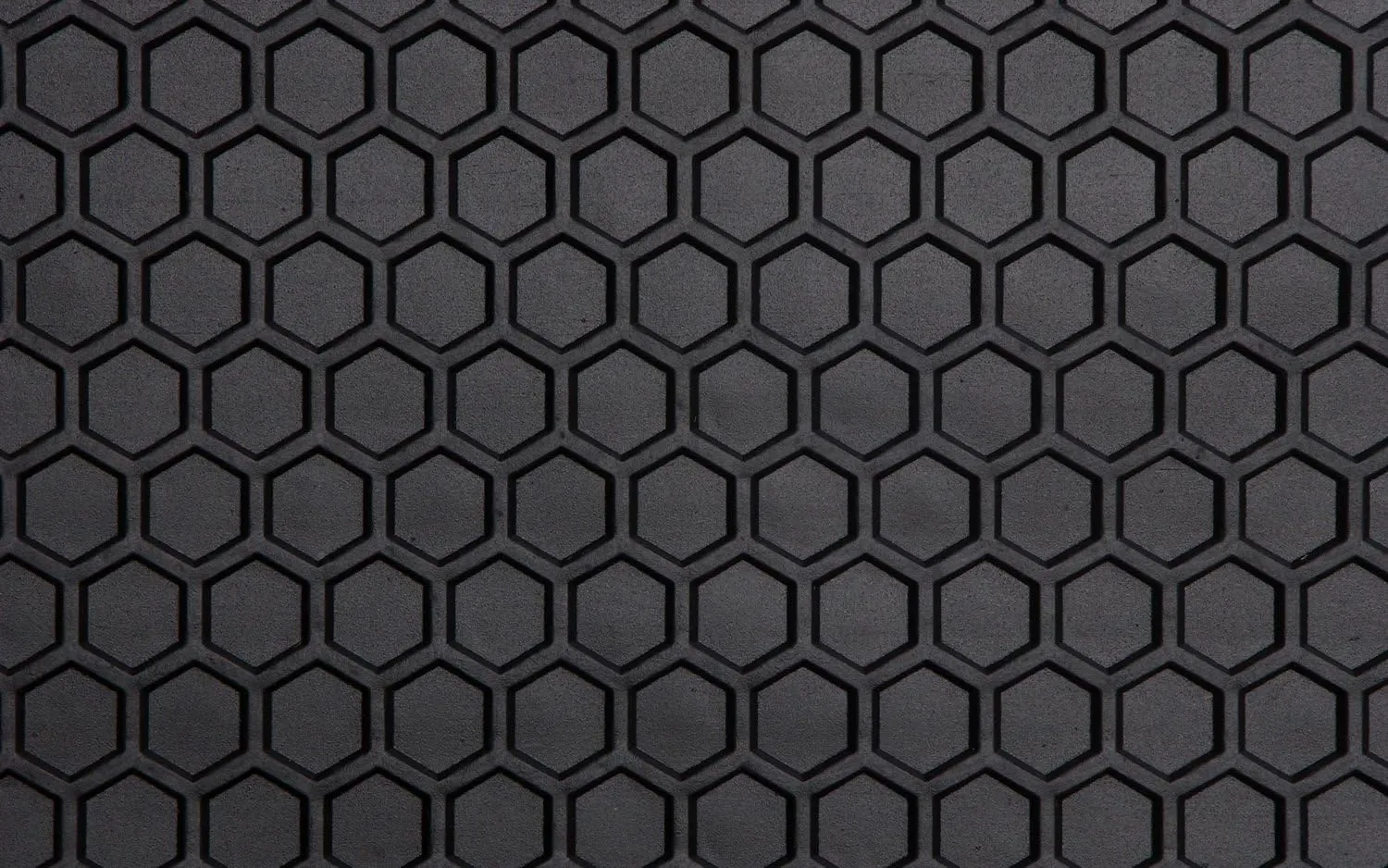 Intro-Tech PA-607-RT-B Hexomat Front Row 2 pc. Custom Fit Auto Floor Mats for Select Pontiac Solstice Models - Rubber-Like Compound, Black