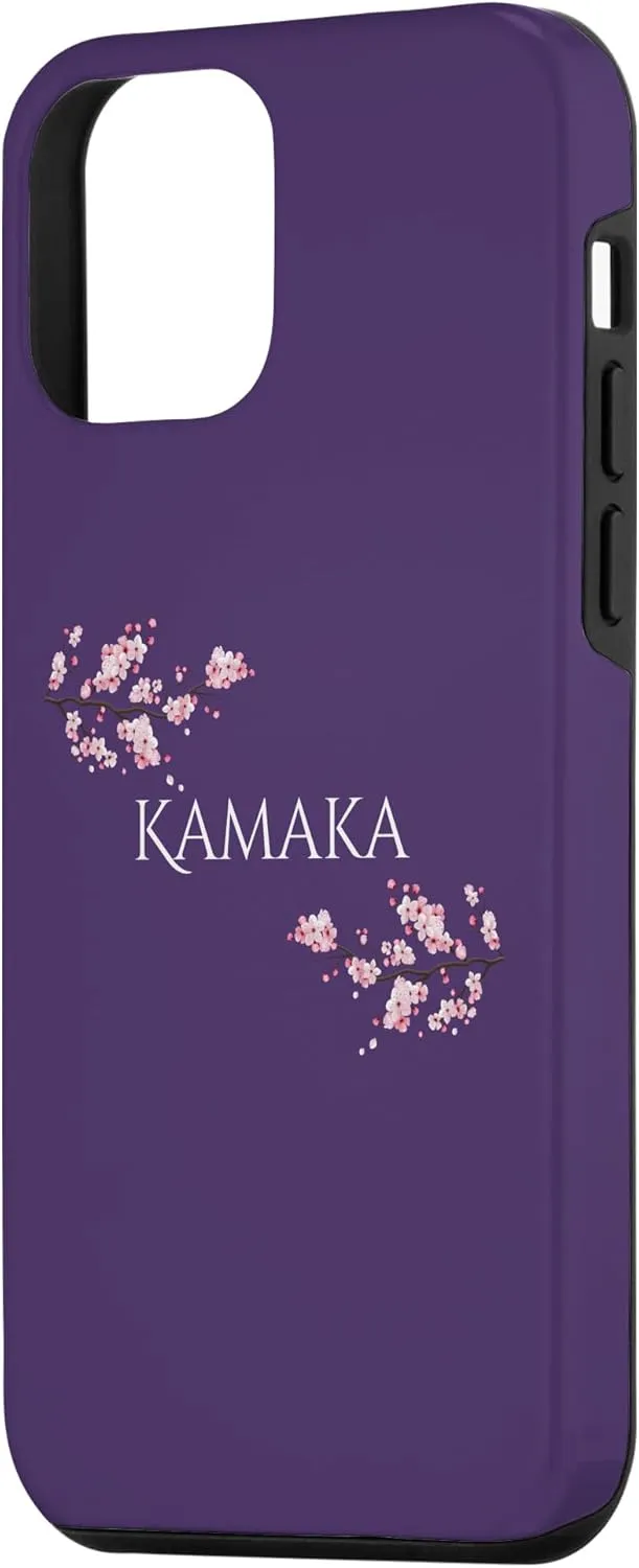 iPhone 12 mini Kamaka name with blossom branches Case