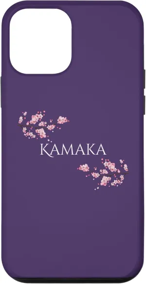 iPhone 12 mini Kamaka name with blossom branches Case