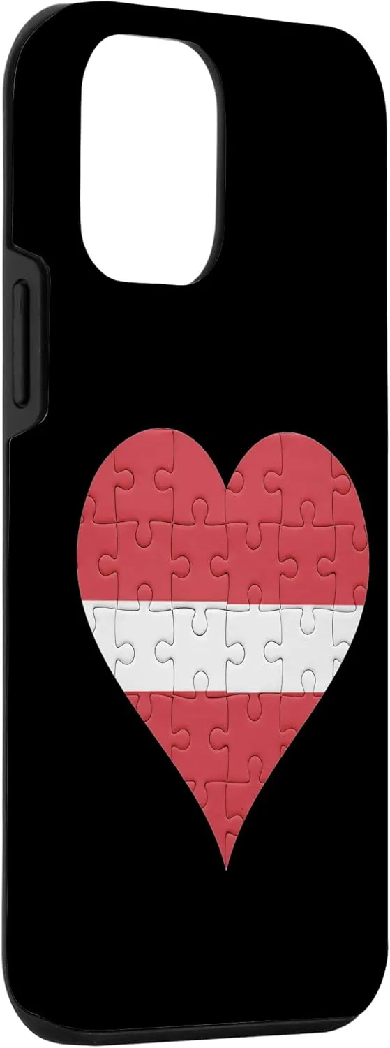 iPhone 12 mini Latvian Latvian Flag Heart Case