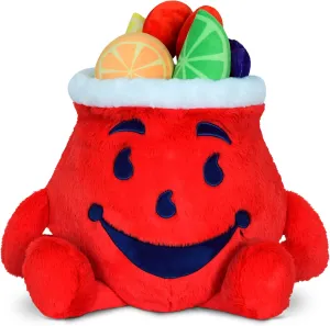 iscream Kool-Aid Man Tropical Punch 14" x 12" Pillow Set with Mini Fruit Shaped Pillows