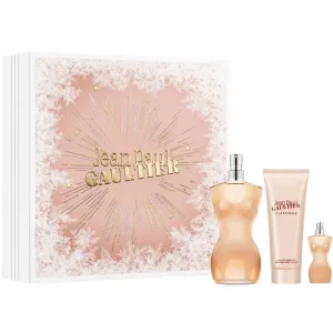 Jean Paul Gaultier Classique 3 Piece Set for Women (3.4 Ounce Eau De Toilette Spray   2.5 Ounce Body Lotion   0.2 Ounce Eau De Toilette Spray Mini)
