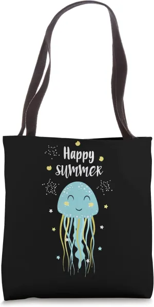 Jellyfish - Ocean & Sea Marine Animal Beach Diver Upward Tote Bag