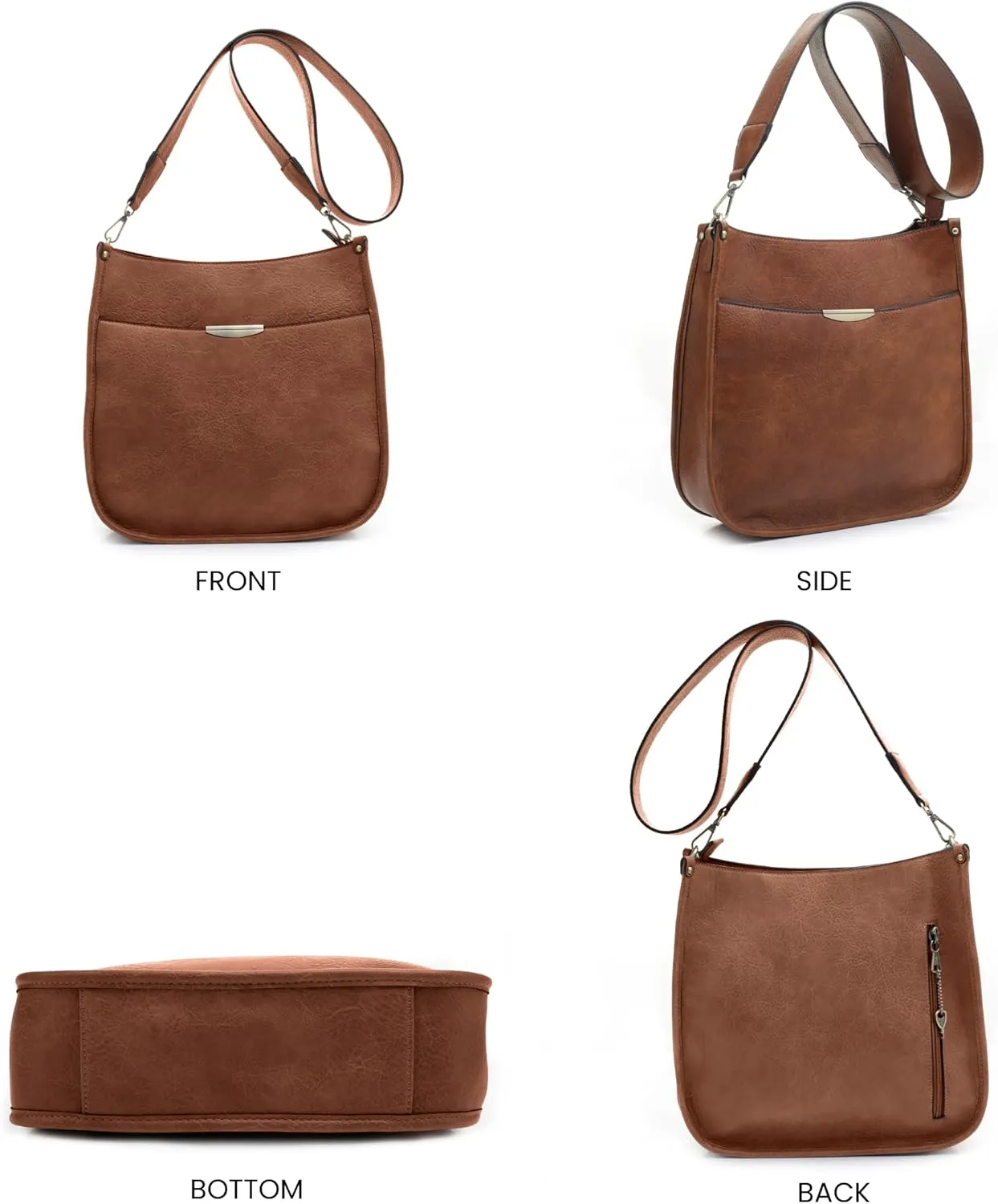 JESSIE & JAMES Ava Concealed Carry Crossbody Bag with Lock and Key