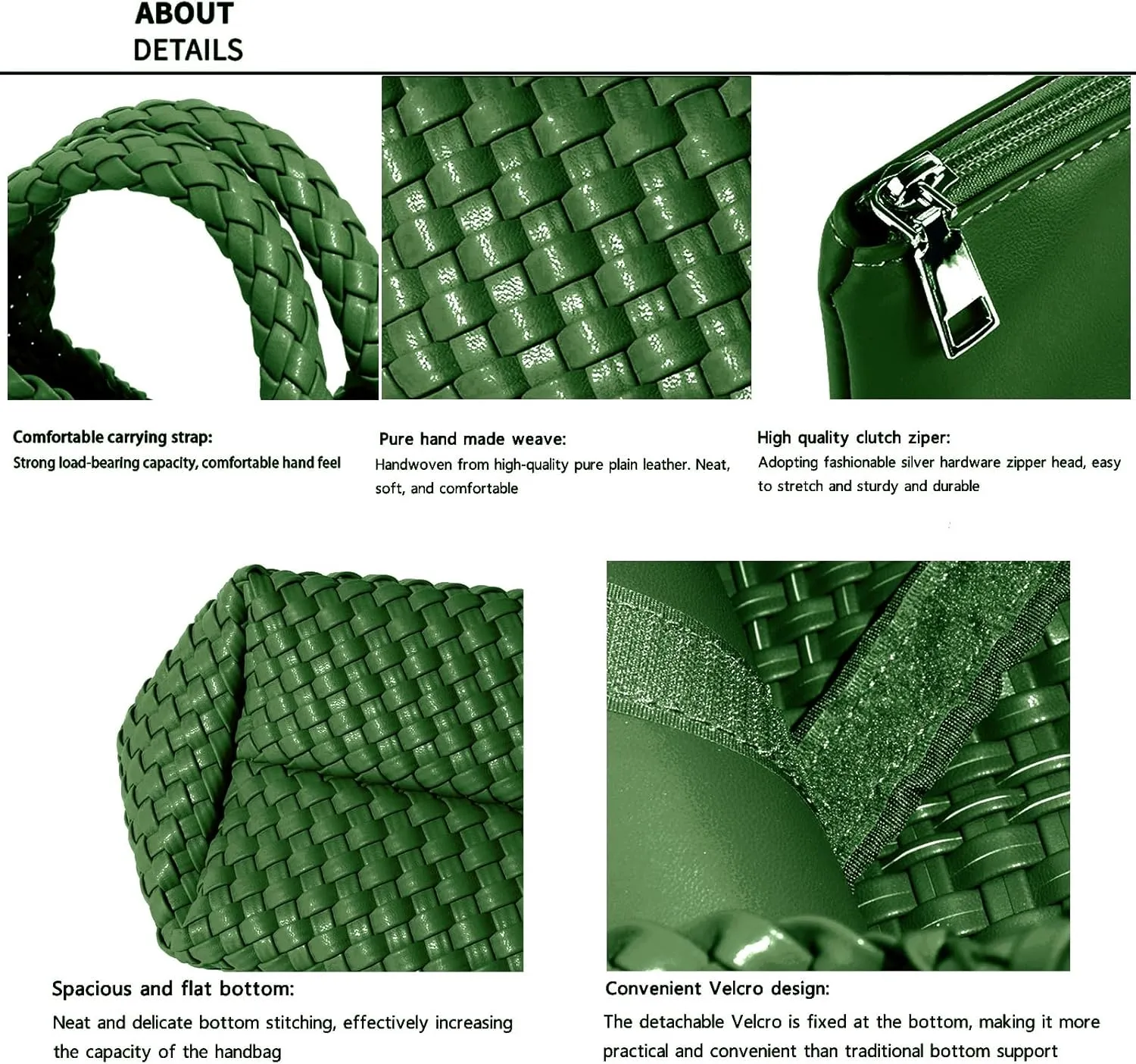 JINMANXUE Fashion Woven Bag Shopper Bag Travel Handbags and Purses Women Tote Bag Large Capacity Shoulder Bags