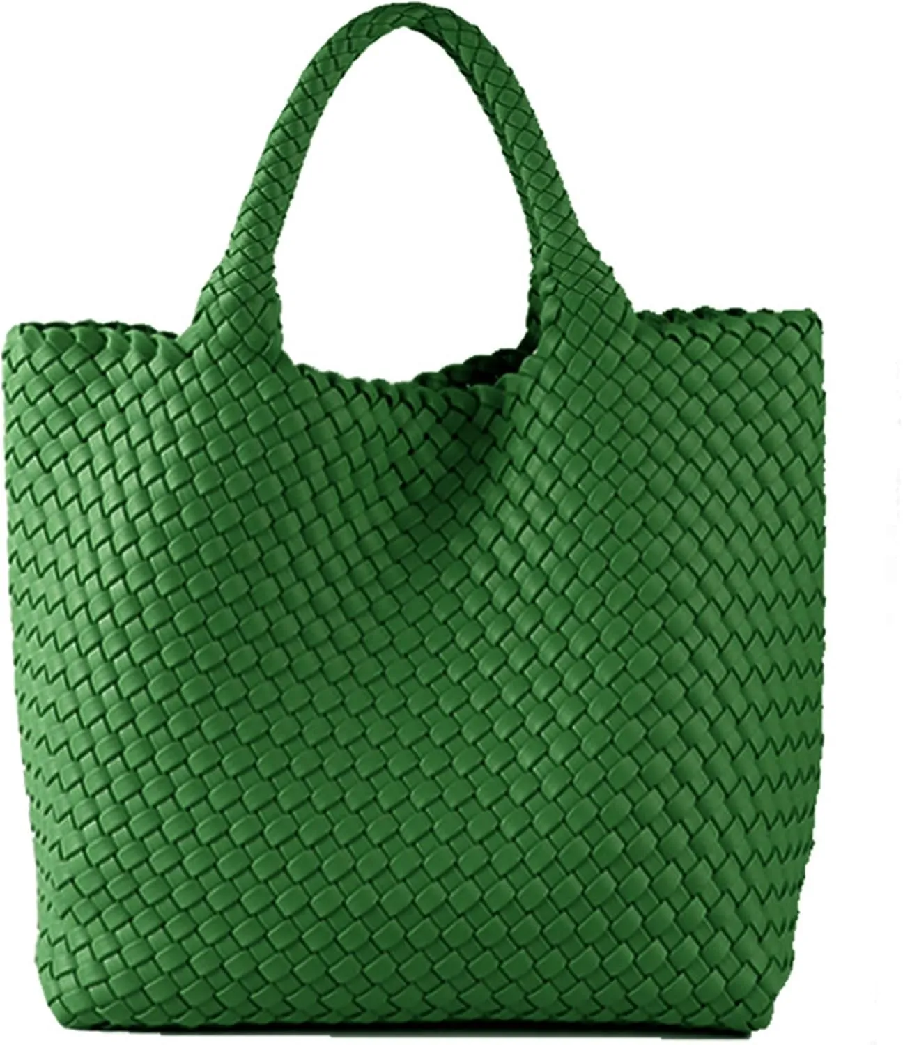 JINMANXUE Fashion Woven Bag Shopper Bag Travel Handbags and Purses Women Tote Bag Large Capacity Shoulder Bags