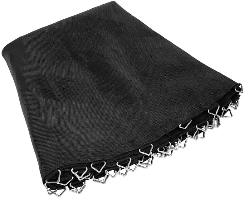 JINS&VICO Replacement Trampoline Jumping Mat for 10/14 ft Round Trampoline Frame with 60/80 V-Hooks, Premium UV Resistant Trampoline Accessories Jumping Bed Mat Outdoor