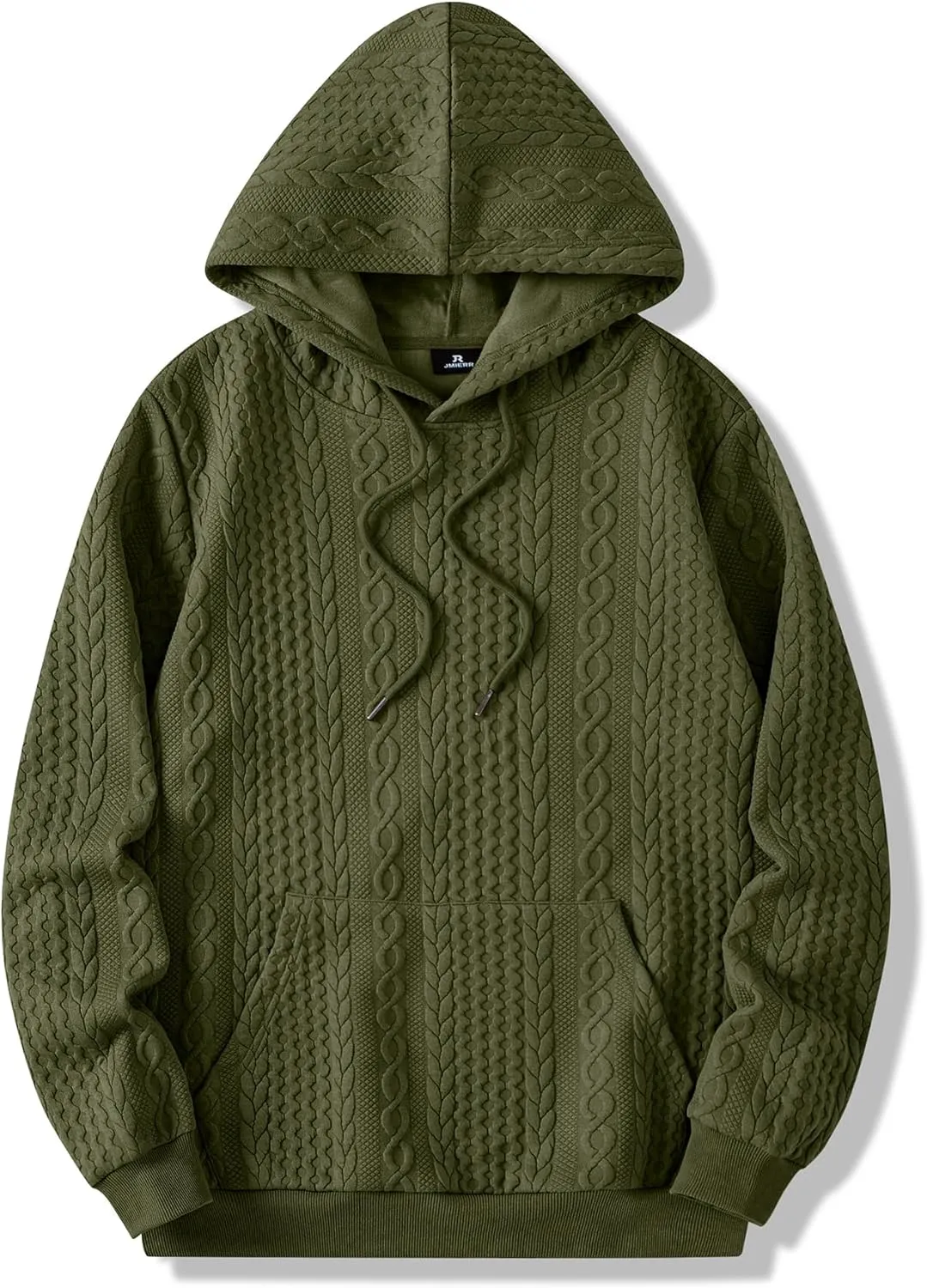 JMIERR Mens Hoodie Pullover 2024 Sweatshirts Graphic Hoodie Long Sleeve Drawstring Fashion Hooded Shirt with Pocket