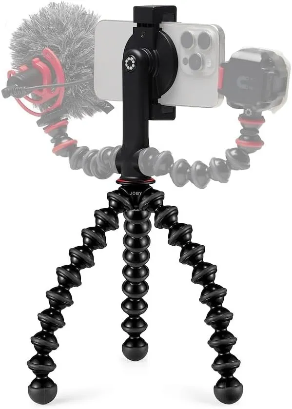 JOBY GripTight GorillaPod Phone Holder Pour MagSafe Super Fast and Complete Vlogging Solution, Mobile Phone Stand, Desk Accessories, Compatible with iPhone 12, 13 and 14