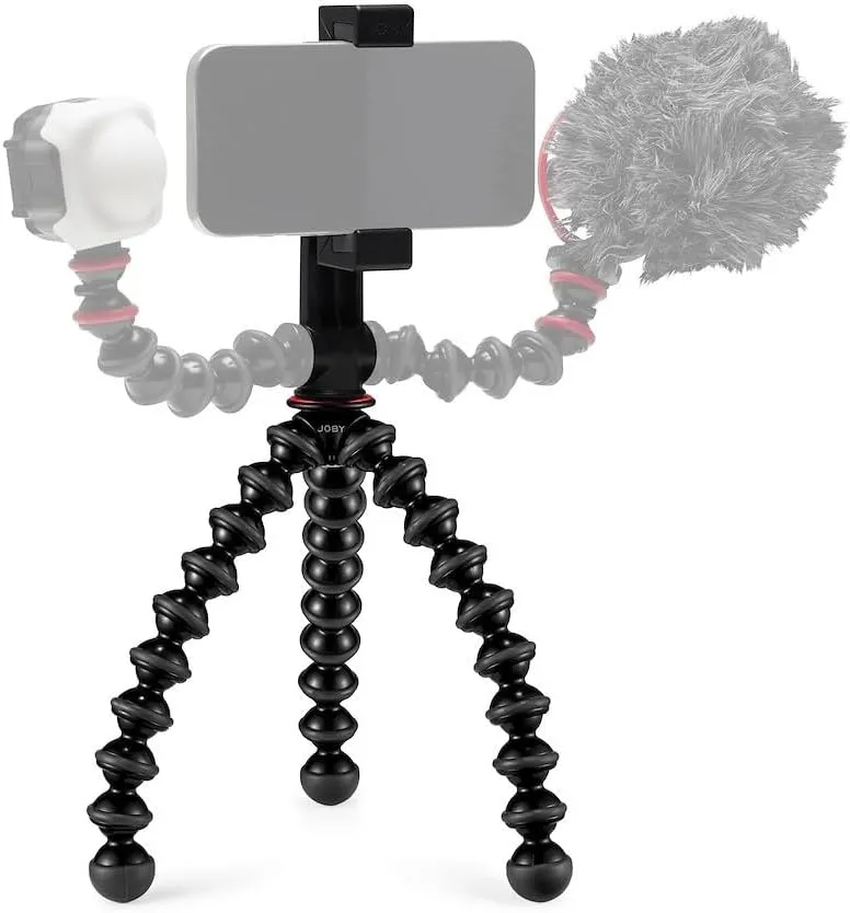 JOBY GripTight GorillaPod Phone Holder Pour MagSafe Super Fast and Complete Vlogging Solution, Mobile Phone Stand, Desk Accessories, Compatible with iPhone 12, 13 and 14