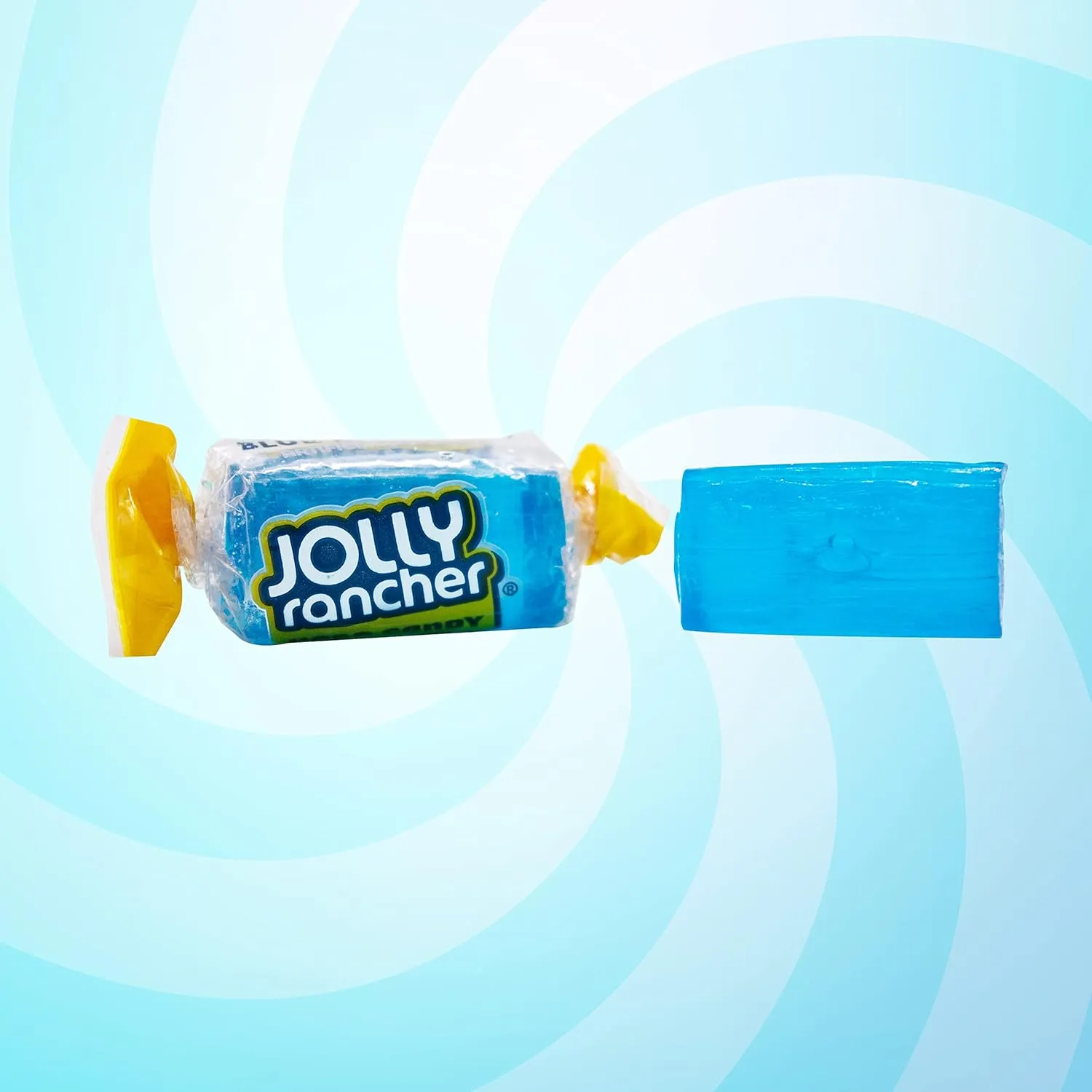 Jolly Rancher Blue Raspberry Hard Candy, Individually Wrapped, Bulk Candy Bag - 1 Pound (16 oz)