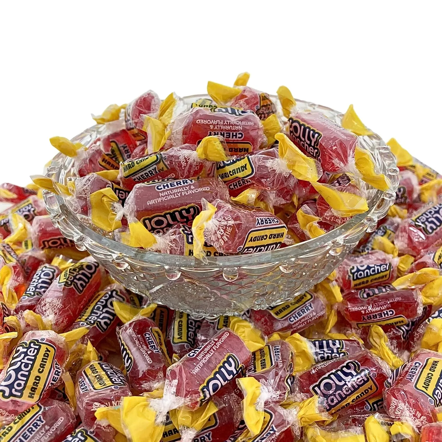 Jolly Ranchers Hard Candy 3lbs- All Cherry Individually Wrapped Delicious Fresh Candy, 48oz (Packaging Might Vary)