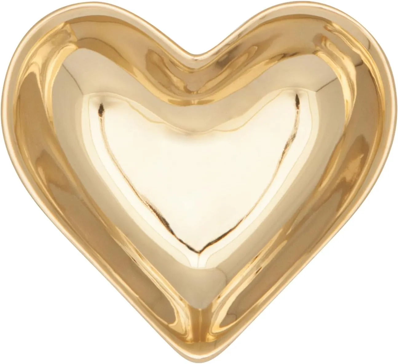 Jubilee Now Designs Heart Stoneware Shaped Pinch Bowl Set, Mini Bowls for Dipping and Seasoning-Soy Sauce Dish, 2 oz, DIA3.75 x H1in, Set of 6