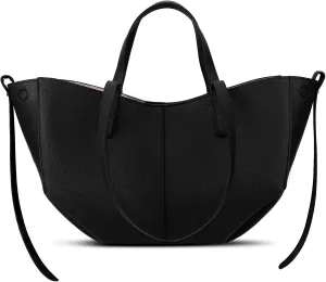 Juoxeepy Work Bag Faux Leather Tote Bag for Women Trendy Handbag Purse Fall Shoulder Bag with Magnetic Closure