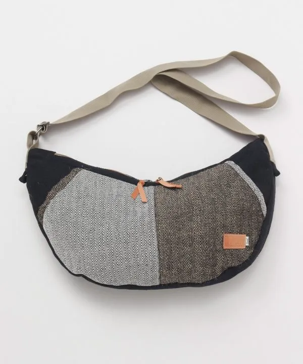 Jute Blend Round Shoulder Bag