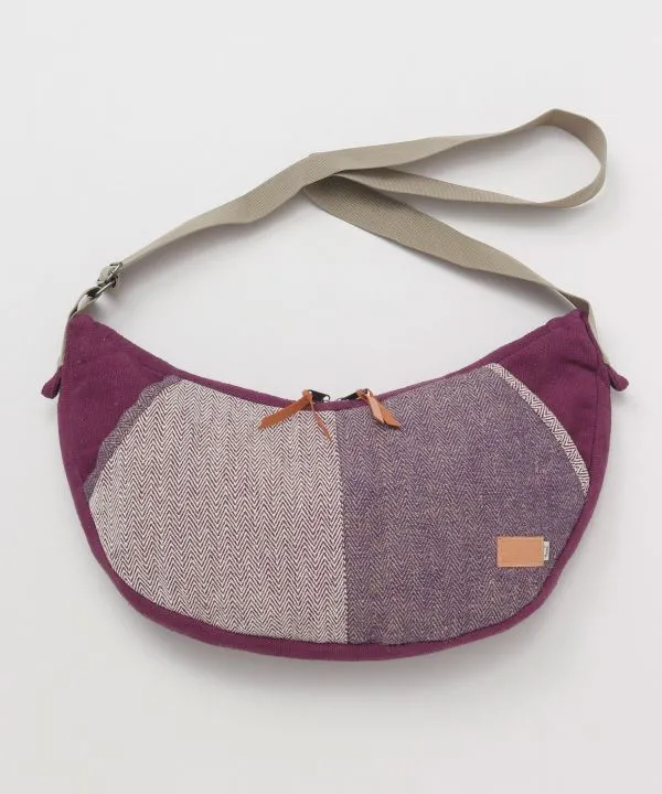 Jute Blend Round Shoulder Bag