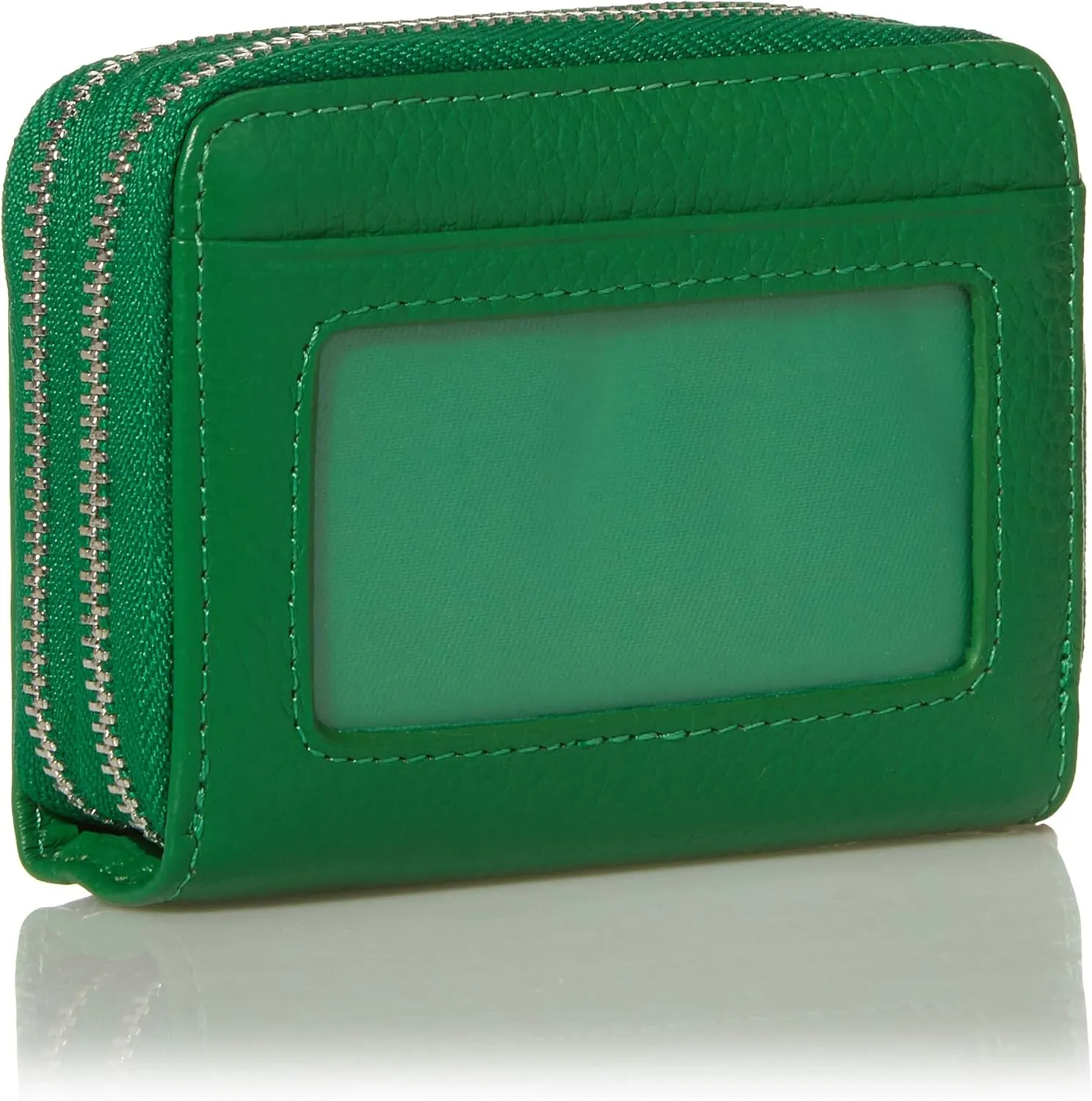 KALMOR Wallets for Women Leather Double Zipper RFID Blocking Purse with Coin Pocket