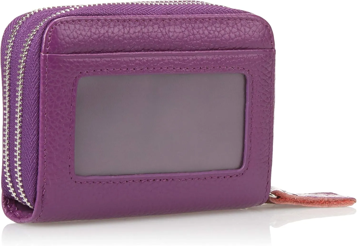 KALMOR Wallets for Women Leather Double Zipper RFID Blocking Purse with Coin Pocket