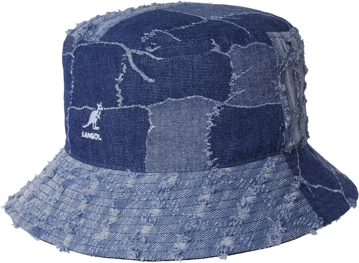 Kangol Denim Mashup Bucket Fishing Hat Women/Men -