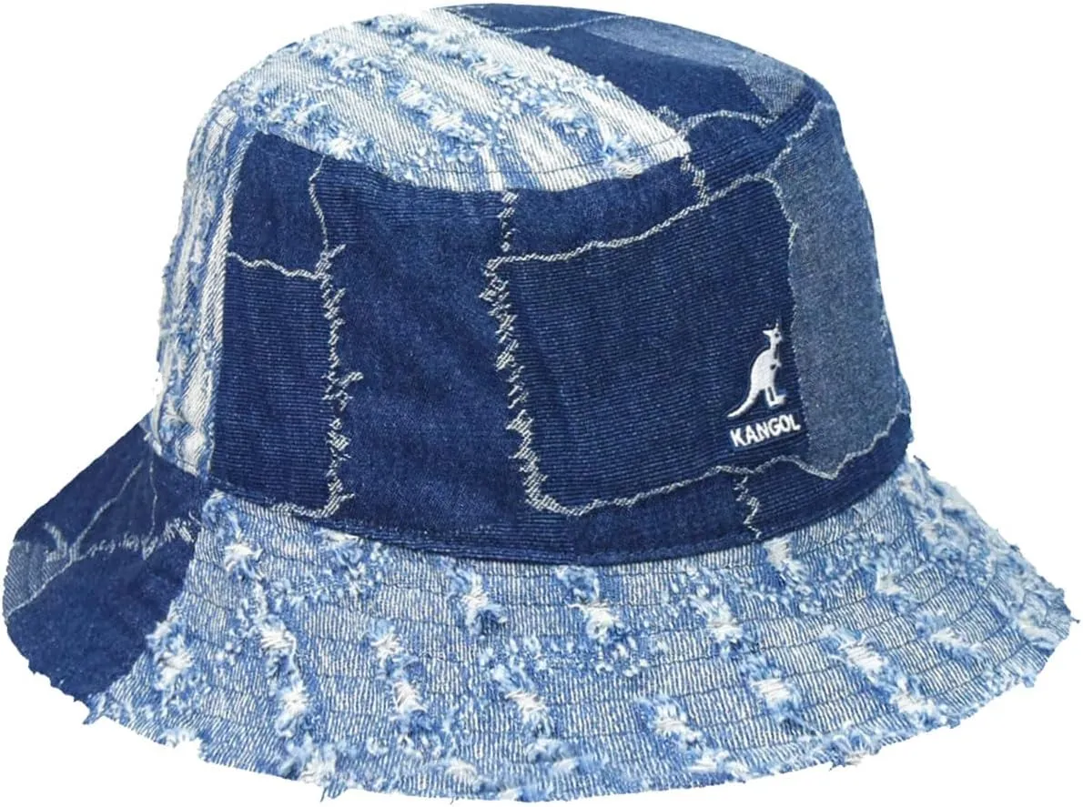 Kangol Denim Mashup Bucket Fishing Hat Women/Men -