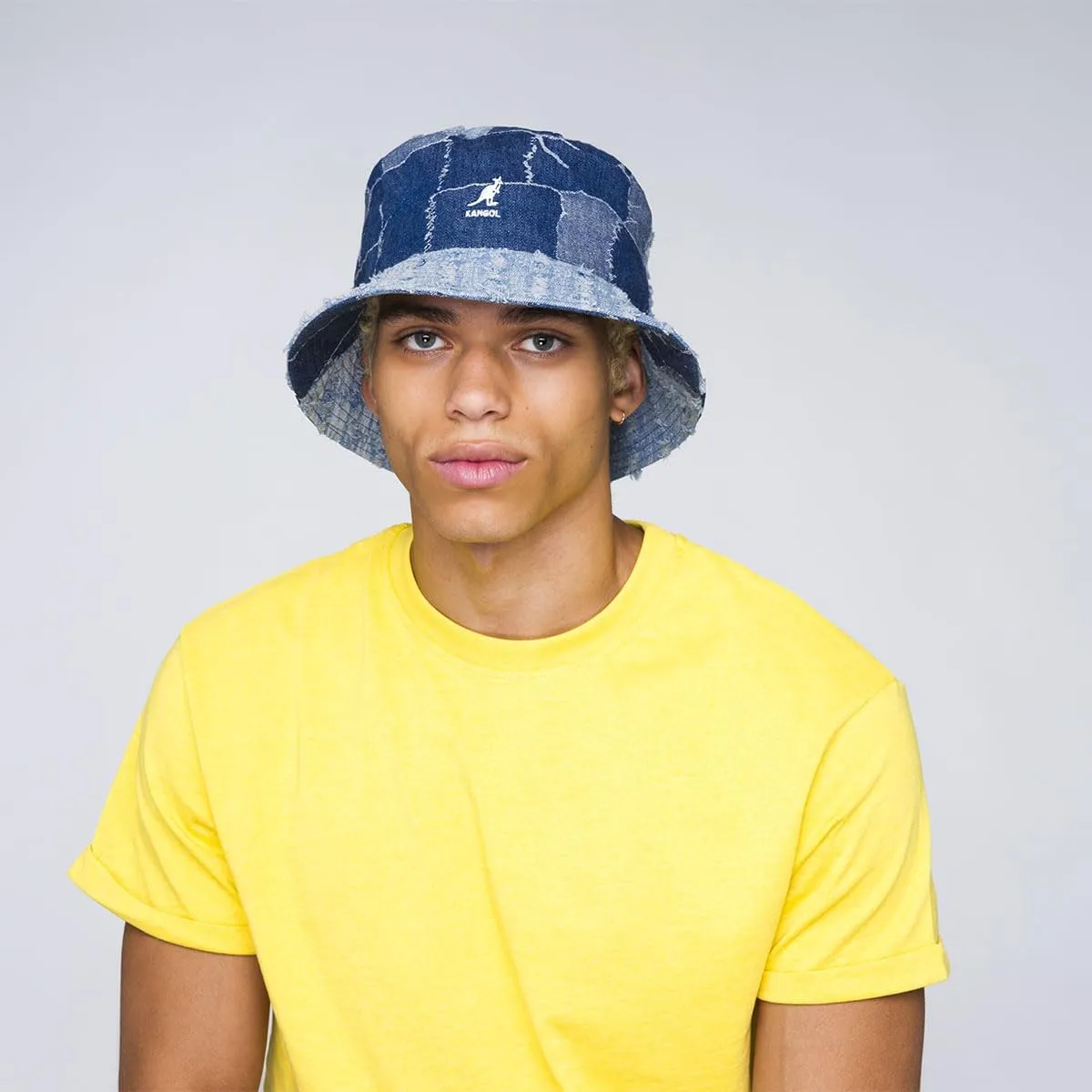 Kangol Denim Mashup Bucket Fishing Hat Women/Men -