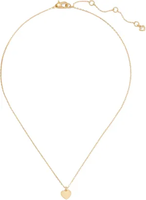kate spade new york delicate mini pendant necklace - Gold-plated Brass Construction - Lobster Claw Closure