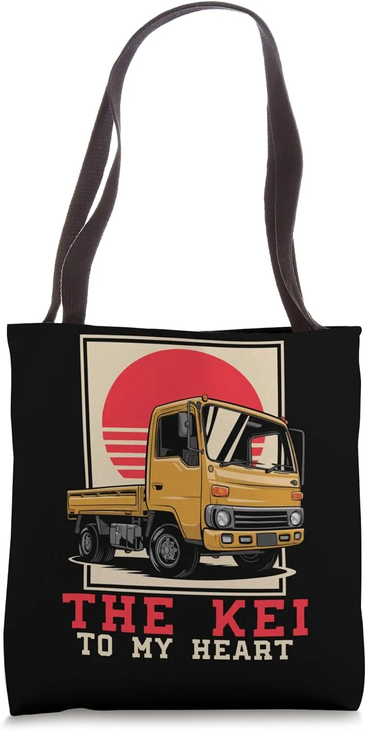 Kei Truck Automobile Car Vehicle Japanese Light Truck Tote Bag