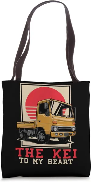 Kei Truck Automobile Car Vehicle Japanese Light Truck Tote Bag