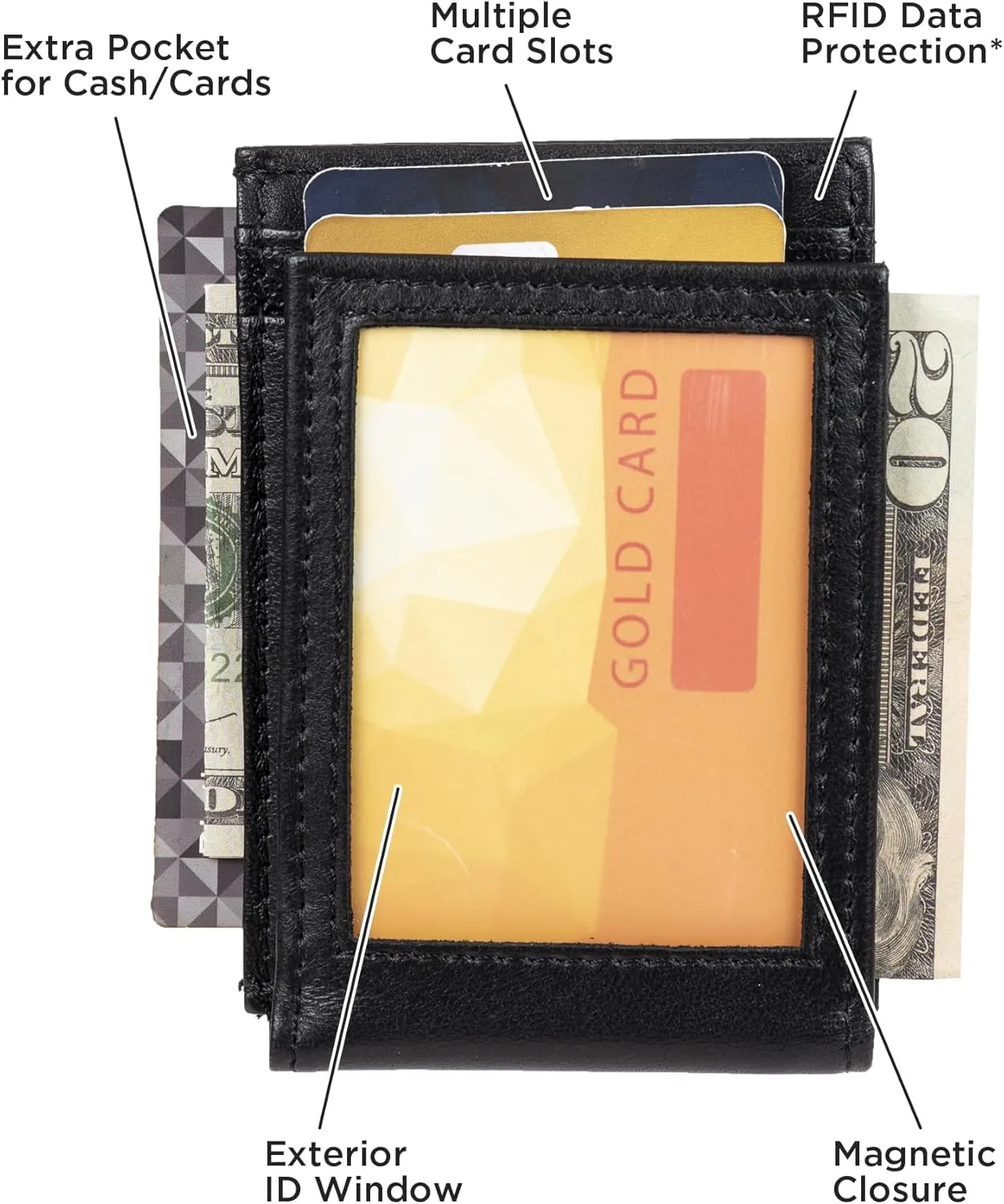 Kenneth Cole REACTION Men's RFID Front Pocket Wallet