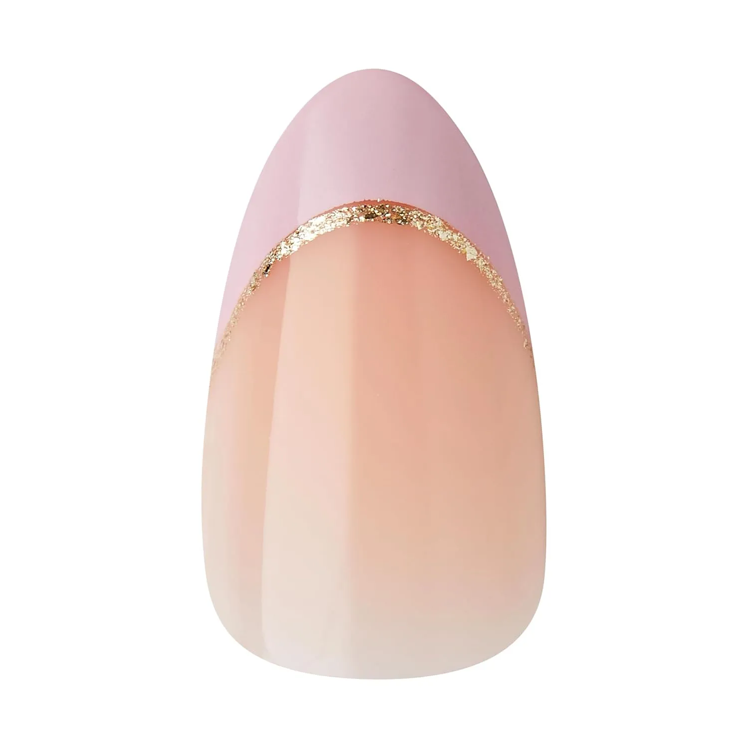 KISS Majestic, Press-On Nails, Nail Glue Included, 'Maestro', Light Pink, Medium Size, Almond Shape, 30 Nails, 2G Glue, 2 Manicure Stick, 1 Mini File, 2 Prep. Pad, 2 Adhesive Tabs, Instruction Sheet