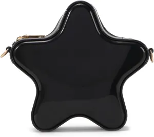 KUANG! Mini Star Shaped Shoulder Handbags Cute PU Leather Bag Crossbody Bag Purse for Girls