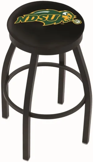 L8B2B North Dakota State 30" Swivel Bar Stool with Black Wrinkle Finish
