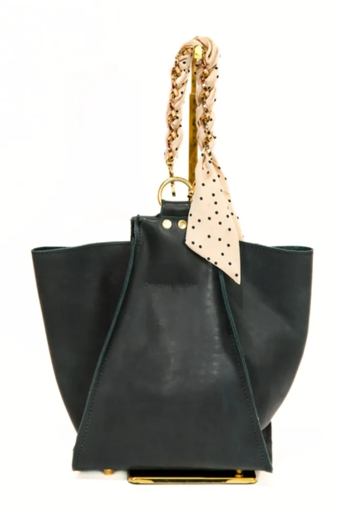 Leather Bucket Bag, Medium Size - the Millie